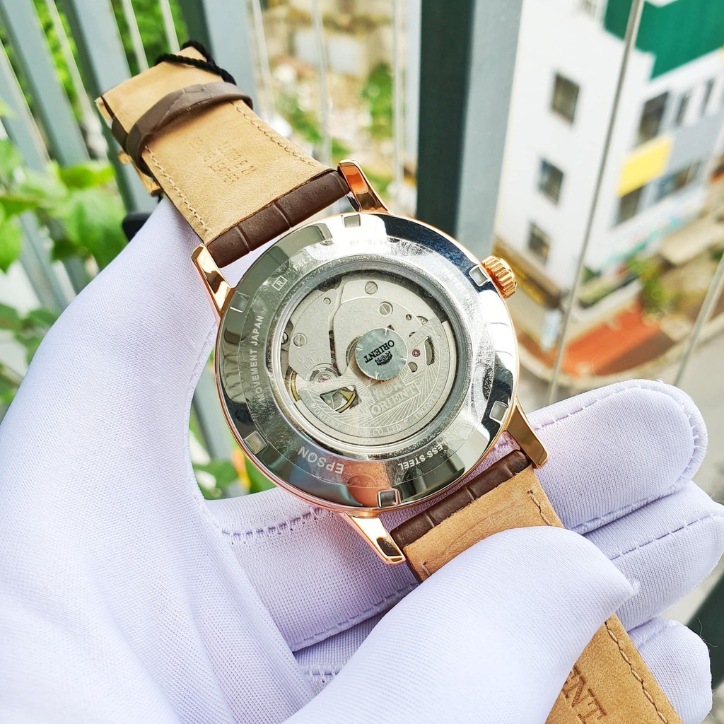 Đồng hồ nam Orient Automatic Sun and Moon 4 RA-AS0003S00B đầy lịch lãm