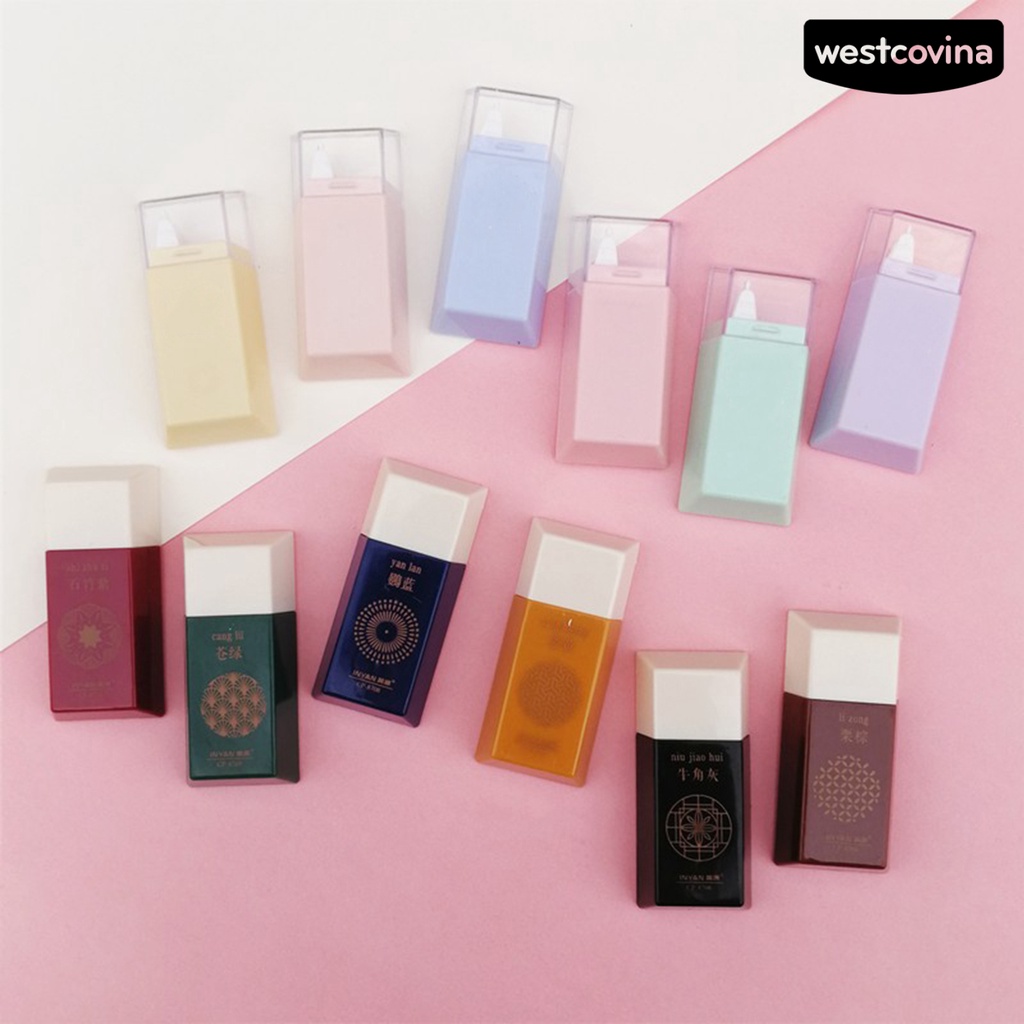 [Hot]✍Bộ 6 Cuộn Băng Keo Trơn Mịn Mini Cho Văn Phòng