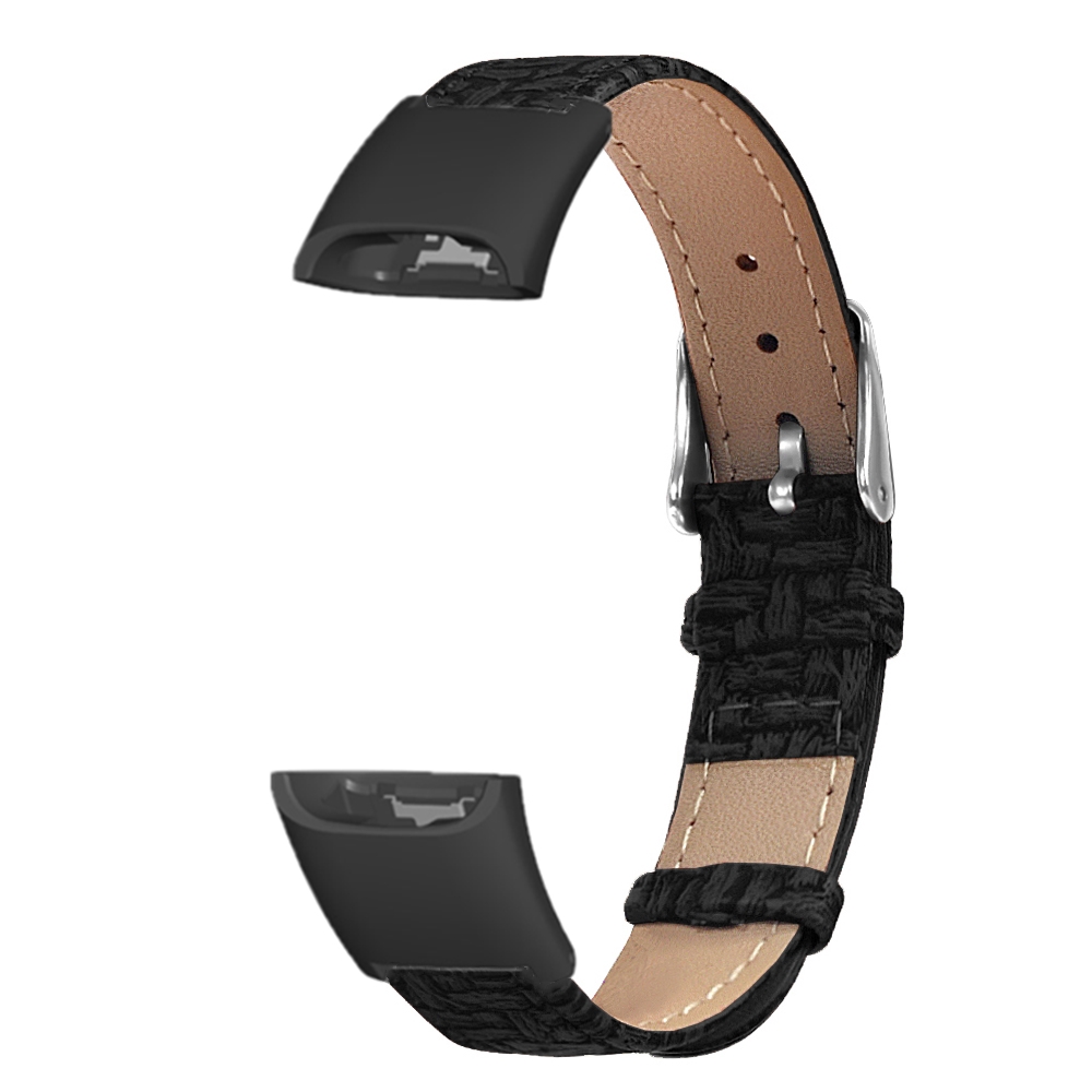 Weave Genuine Leather Watchband Wrist Strap Replacement for Huawei Honor Band 5i/4