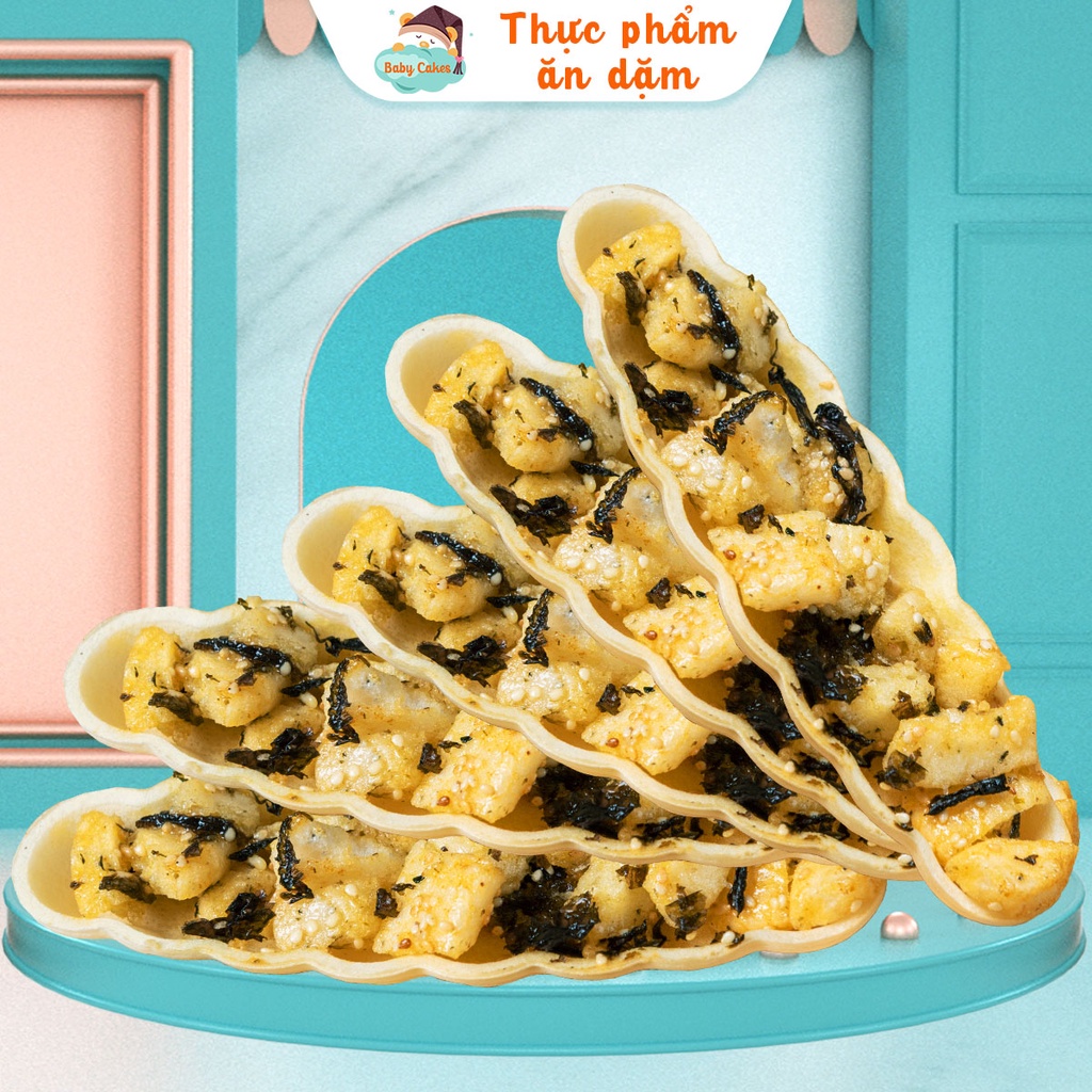 Bánh Ăn Dặm Cho Bé Handmade Snack Rong Biển