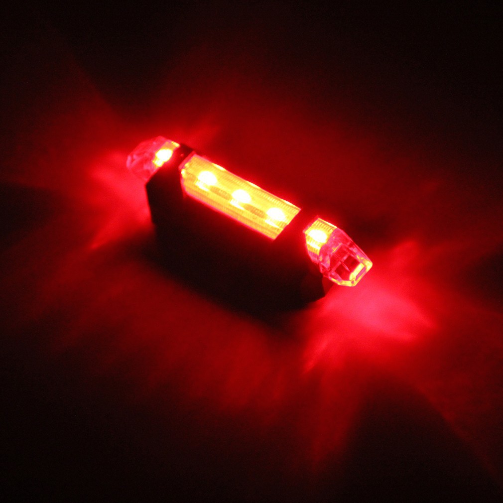 Đèn Led chiếu hậu ban đêm gắn trên tay cầm xe/yên xe đạp có tích hợp sạc USB