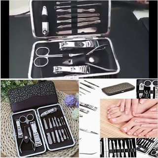 Bộ bấm móng tay 12 chi tiết ( Dụng cụ gia đình )