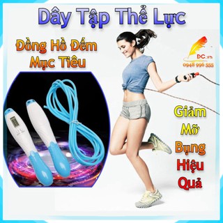 Dây Nhảy Thể Dục Đếm Số Tự Động - Dây Tập Thể Lực - Nhảy Giảm Cân Thể Thao Tập Gym Tại Nhà Giảm Mỡ - tien_ich_gia_du