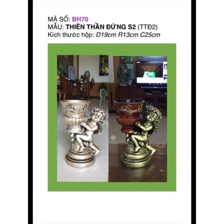 Bình Hoa Composite thiên thần đứng s3 C25cm