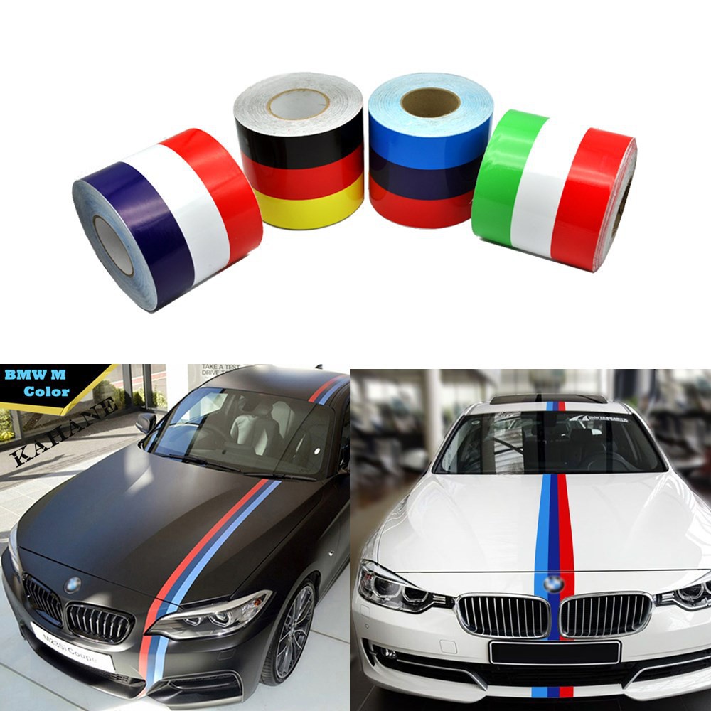 Tem cờ dán capo xe ô tô, decal dán xe ô tô, tem cờ Pháp, Ý, Đức, BMW các nước dán capo