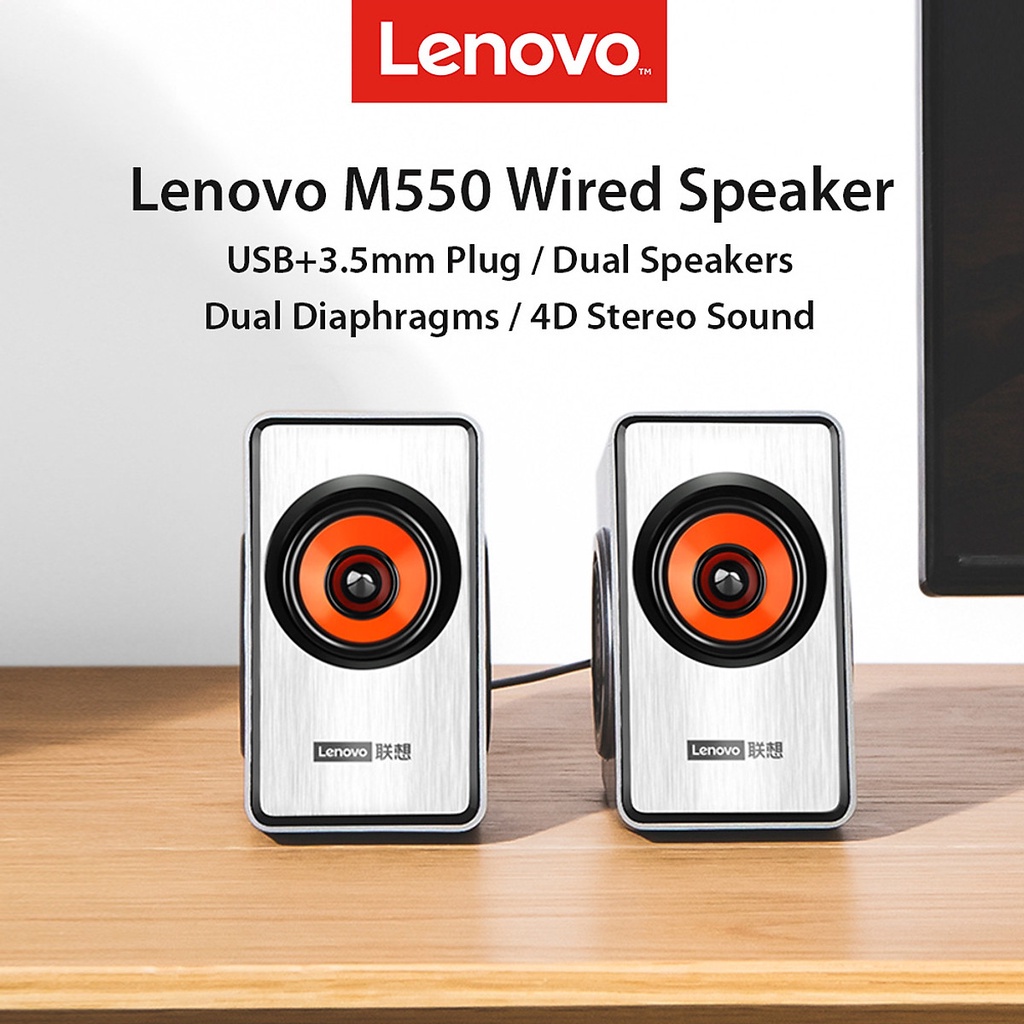 Loa Máy Tính Lenovo M550 USB Media Speaker - Hàng Chính Hãng