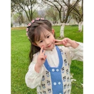 Bờm tóc kèm kẹp tóc siêu cute cho bé gái