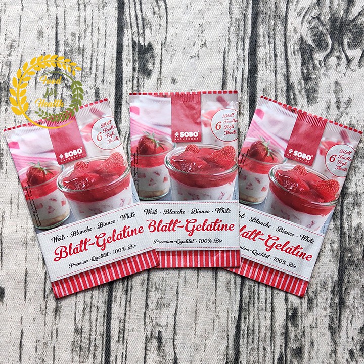 Gelatin hữu cơ dạng hạt Sobo