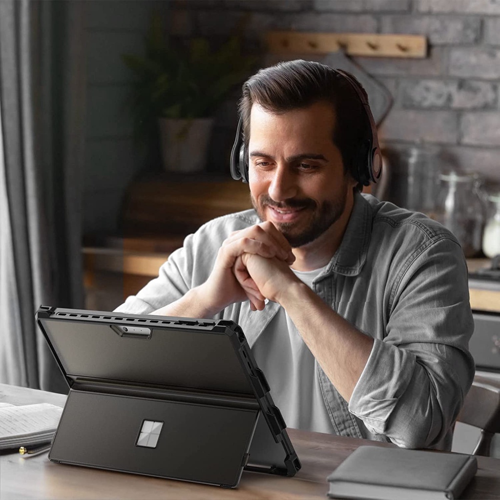 Bao Da Máy Tính Bảng Kèm Ngăn Đựng Bút Cho Microsoft Surface Pro 7 Plus / Pro7 / Pro 6 / Pro 5 / Pro 4 / LTE