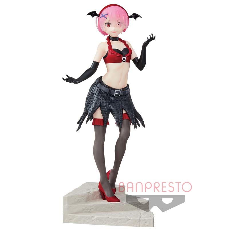 Mô Hình Figure Chính Hãng Anime Re:Zero, Ram,  Espresto, Espresto est, Monster Motions, BANDAI SPIRITS, Nhật Bản