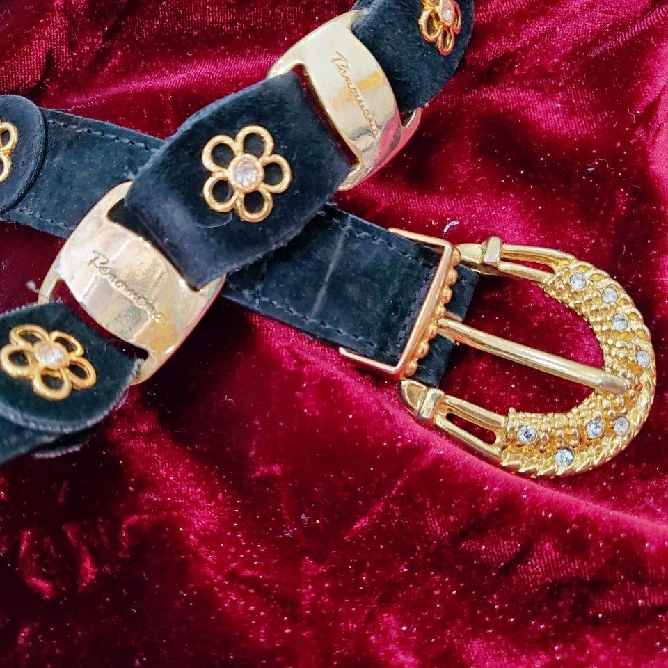 Belt da nhung vintage