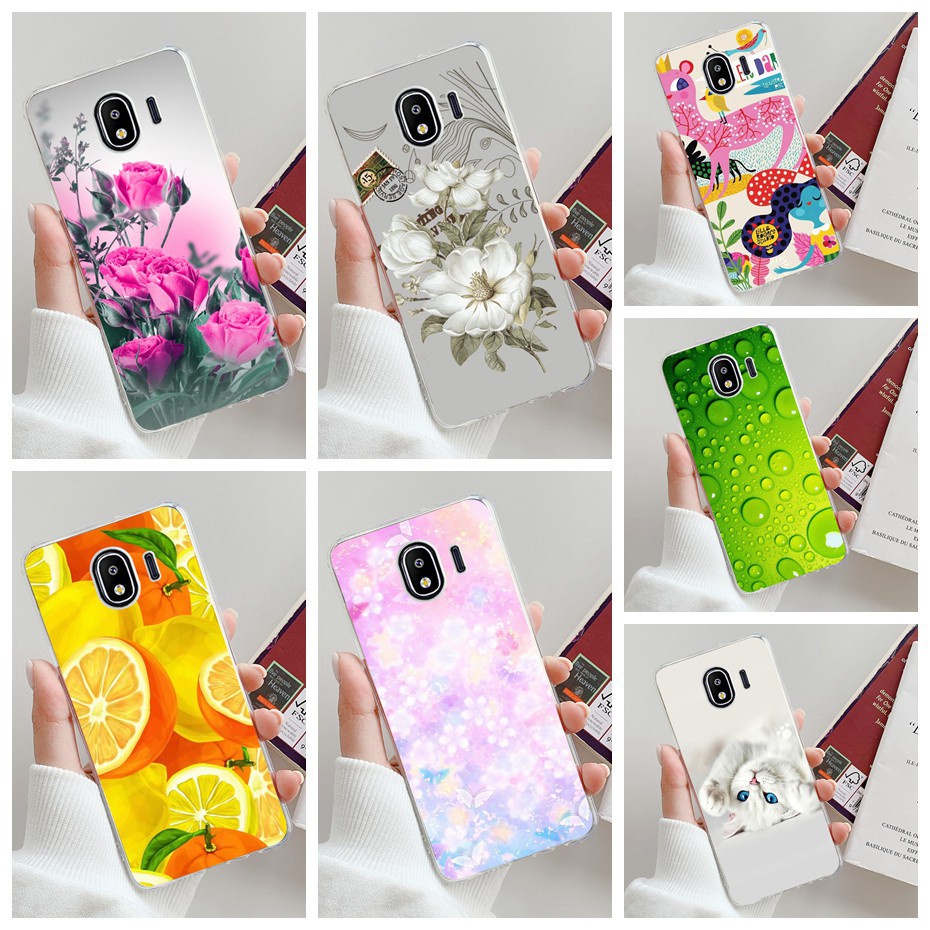 Ốp lưng TPU silicone dẻo họa tiết hoa cho Samsung Galaxy J2 Pro J2 2018 J250F Grand Prime Pro 2018