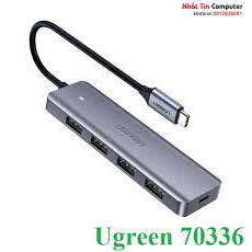BỘ CHIA USB TYPE-C SANG 4 CỔNG USB 3.0 UGREEN 70336