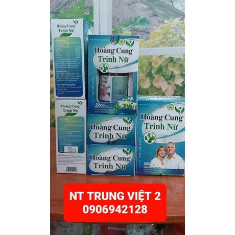 Viên uống Trinh nữ hoàng cung - Lọ 50 viên Chính hãng