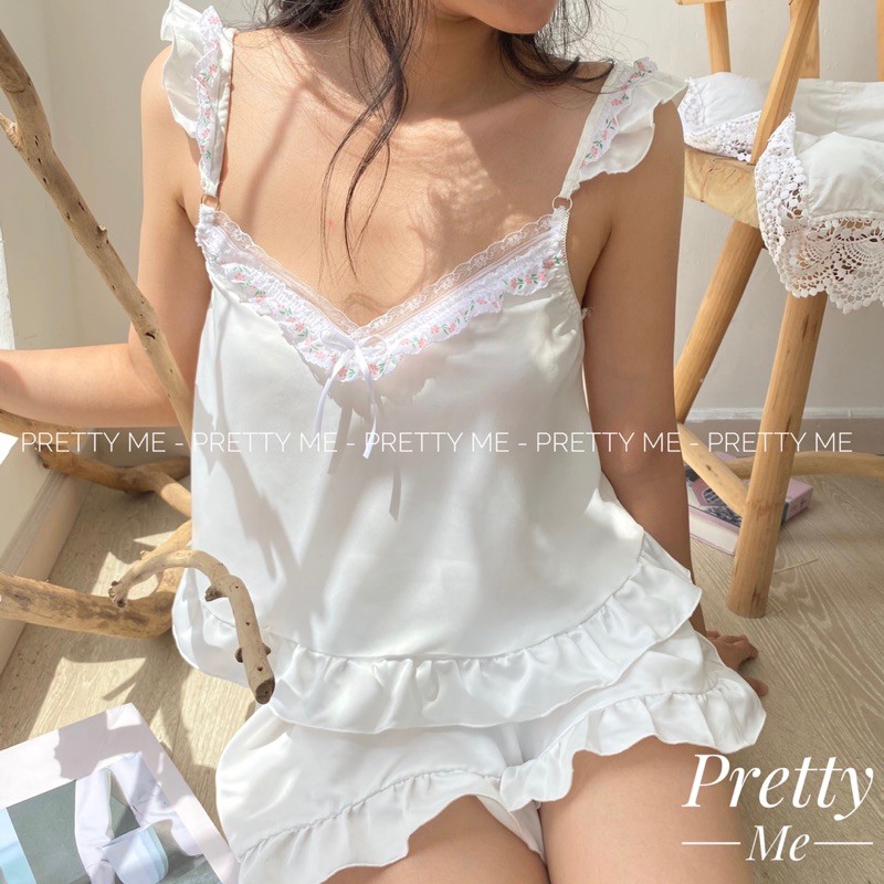 Set đồ bộ mặc nhà - set Daisy lụa