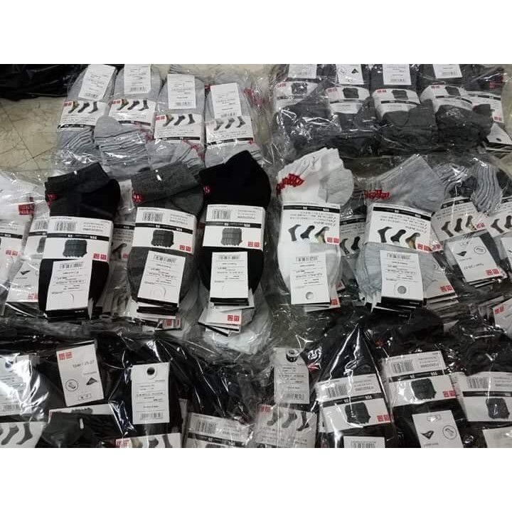 Combo 10 Tất Nam Uni Cổ Ngắn Xuất Nhật Cao cấp