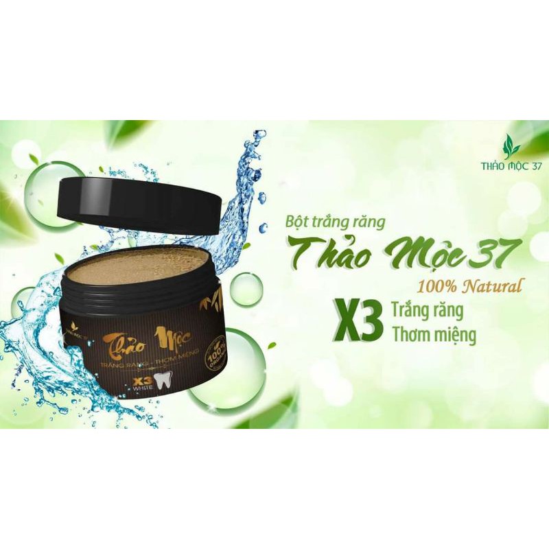 Bột trẳng răng thơm miệng Thảo mộc 37