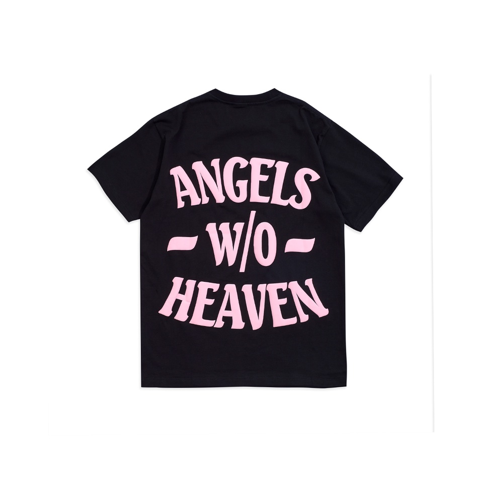 Áo Thun Angel-Land Angels Without Heaven Black T-shirt - AWTB