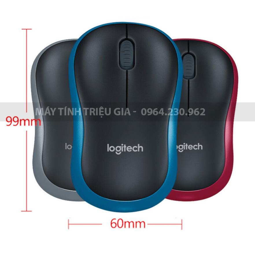Chuột Không Dây Logitech M186 Nguyên Bản - Chính Hãng, Bảo Hành 12 Tháng, Lỗi 1 Đổi 1 Trong 7 Ngày