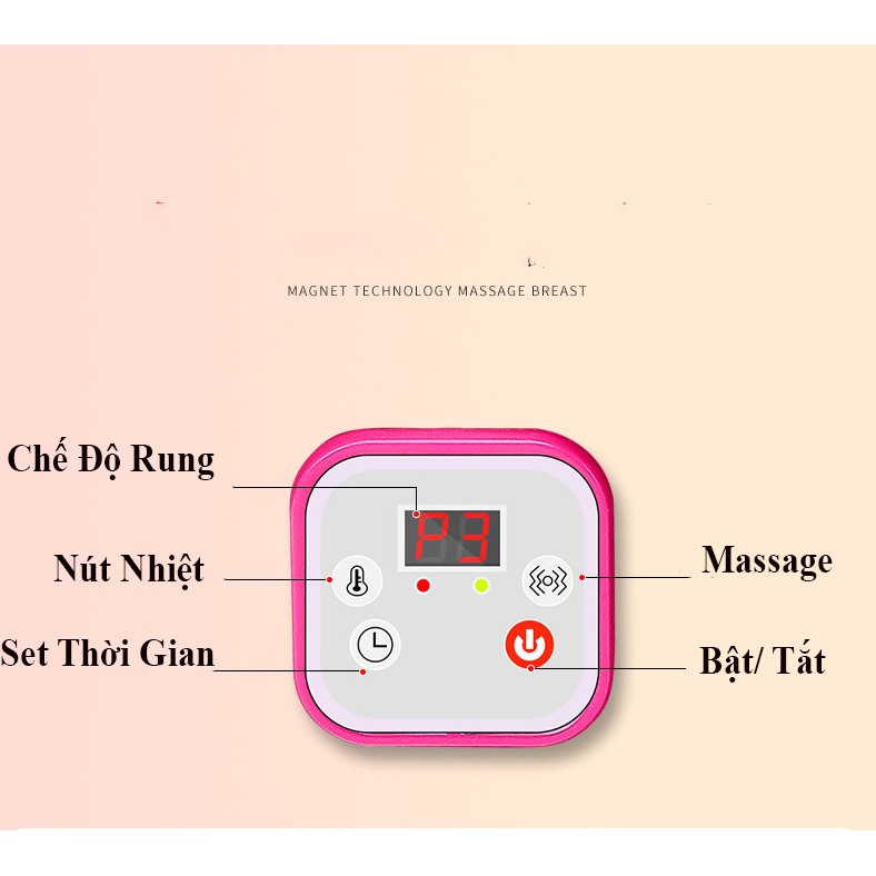 Máy Massage Nâng Ngực Sạc Pin Thế Hệ Mới Nhất