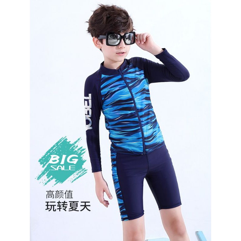 Đồ bơi bé lớn dài tay chống nắng bigsize | BigBuy360 - bigbuy360.vn