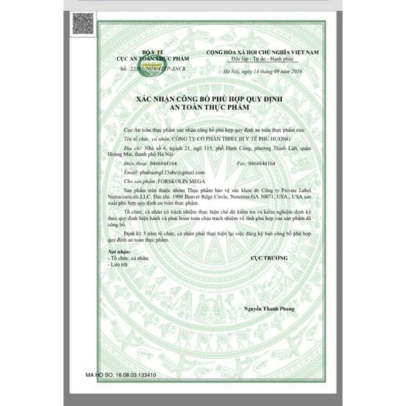 VIÊN GIẢM CÂN FORSKOLIN _ CHÍNH HÃNG TỪ MỸ