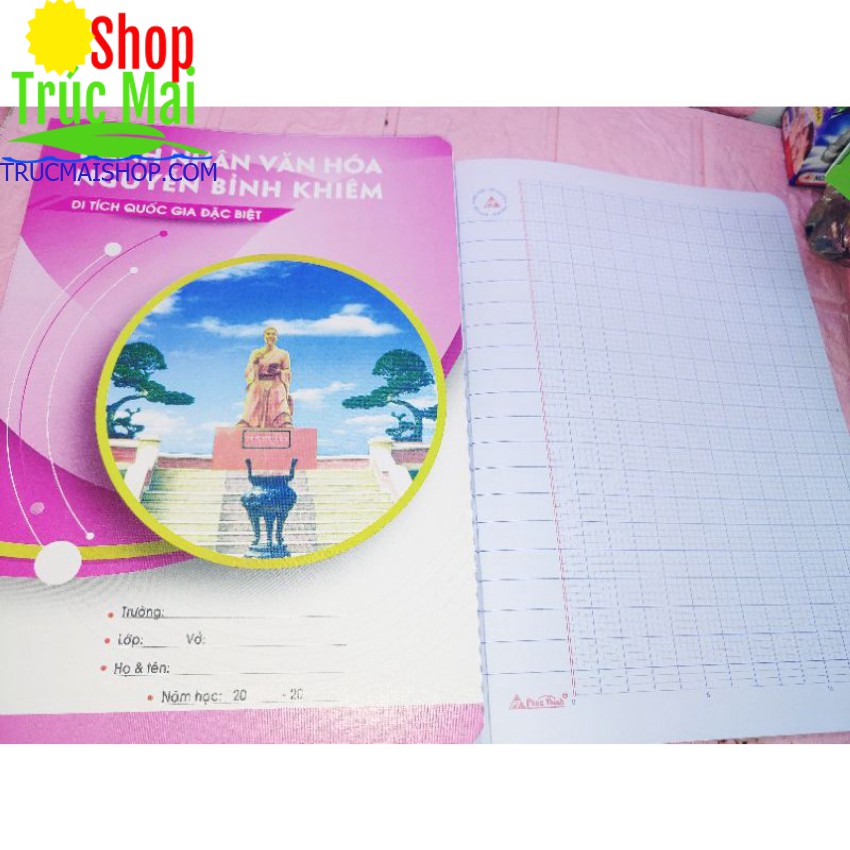 Vở kẻ ngang Trạng Trình Nguyễn Bỉnh Khiêm - 80 trang
