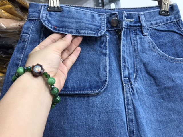 Quần ngố Jeans 4 màu kèm túi JEANS siêu đẹp | BigBuy360 - bigbuy360.vn