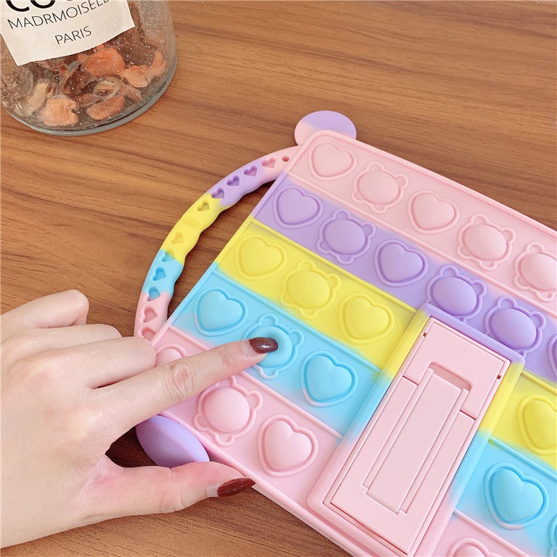 Ốp máy tính bảng silicon mềm họa tiết hoạt hình cho Samsung Galaxy Tab A 8 A7 S6 Lite 10.1 2019 2020