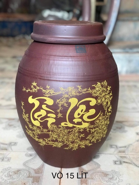 Hũ gạo tài lộc, chum sành ngâm rượu Bát Tràng