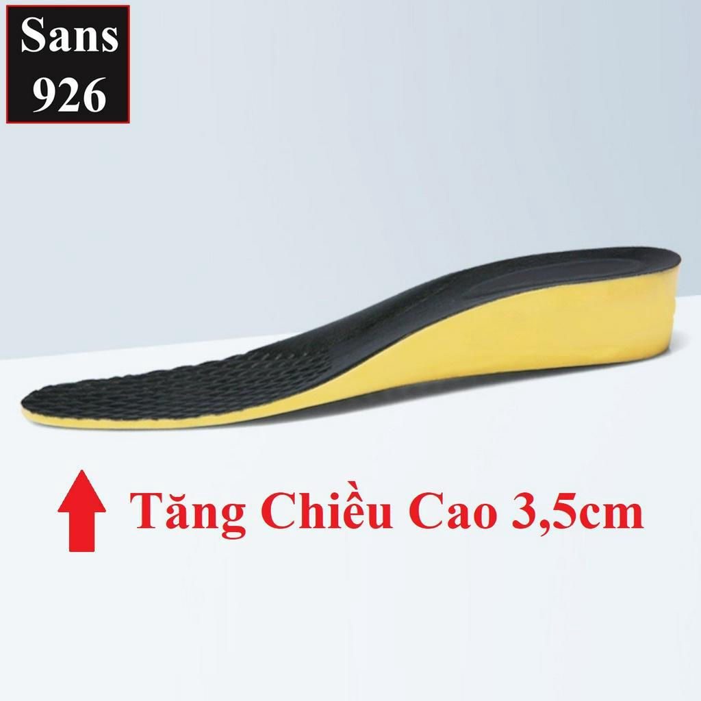 Lót giày tăng chiều cao Sans926 miếng nâng độn đế giầy hack 4cm 3cm 2cm cao su nam nữ Sans Shop
