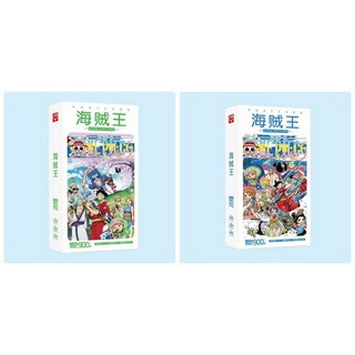 Postcard One piece Wano quốc 900 ảnh hộp ảnh bộ ảnh có ảnh dán lomo postcard bưu thiếp anime chibi