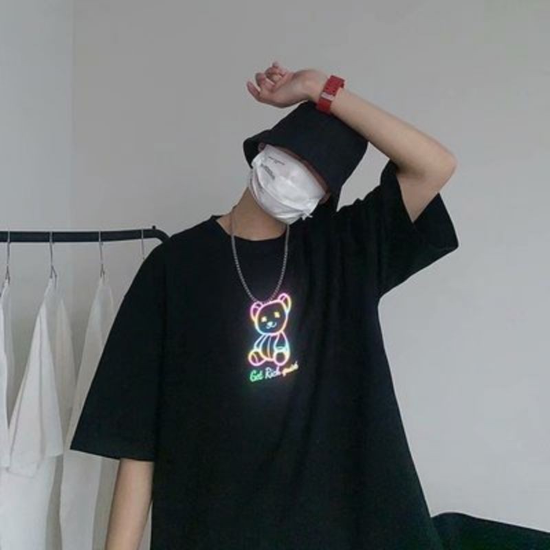Áo thun phản quang unisex bigsize