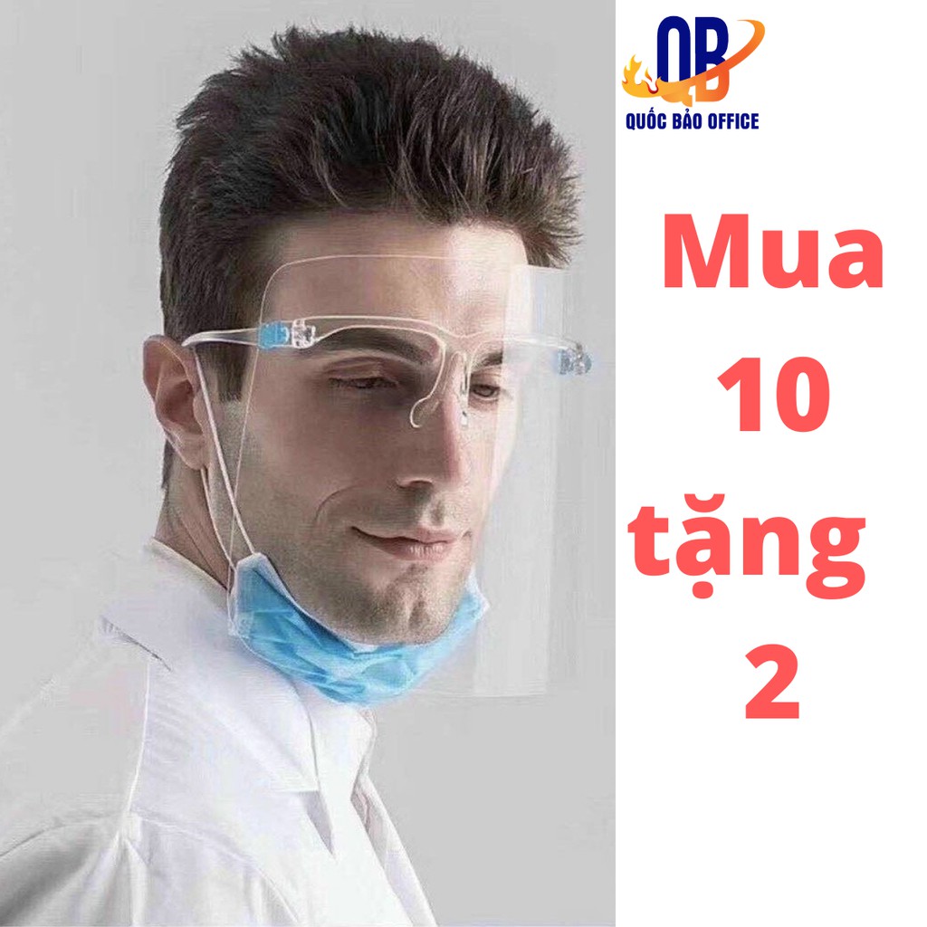 Mắt kính bảo hộ - Kính chắn giọt bắn phòng chống bụi, VIRUT (Face Shields) - An toàn cho sức...