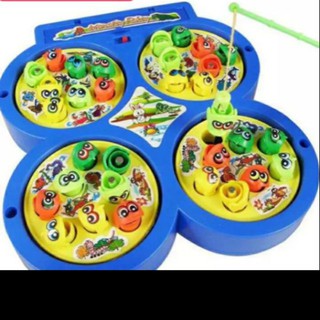 Bộ câu cá pin 4 hồ có nhạc cho bé