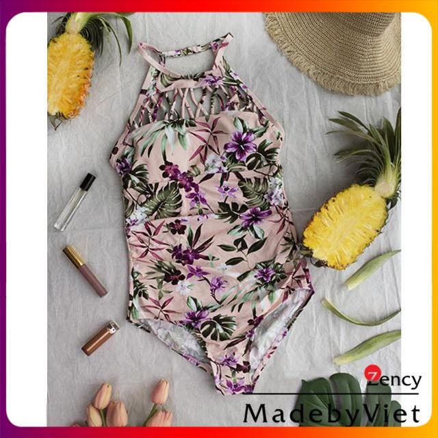 👙 Bikini, Áo tắm cổ đan chéo 1 mảnh hồng Patel Zency gợi cảm duyên dáng kín đáo, thời trang🐬, freeship 🚀 MSP :NA04 | BigBuy360 - bigbuy360.vn