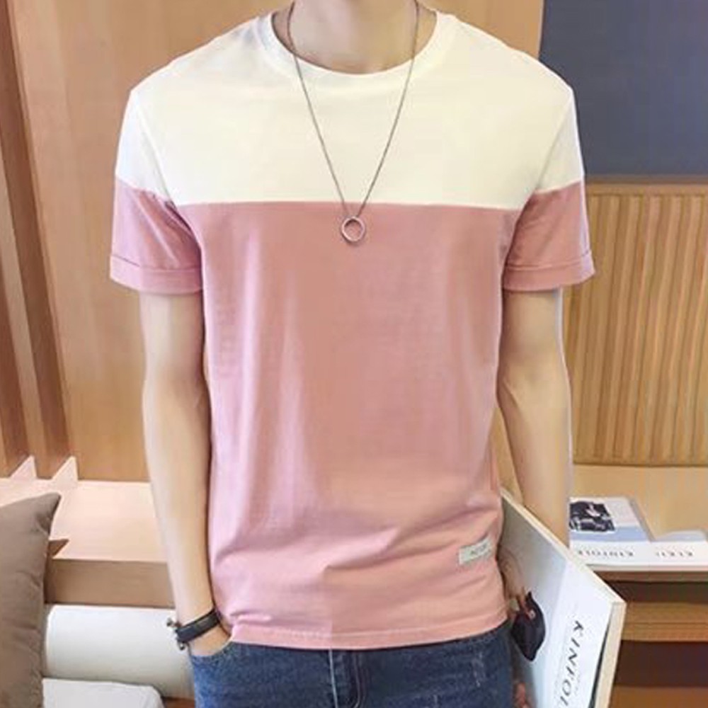 Áo Thun Nam Thiết Kế Đơn Giản Hợp Thời Trang Phong Cách Hàn Quốc