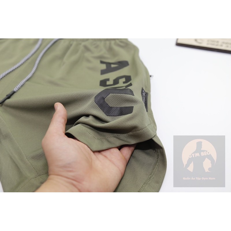 Quần đùi nam tập gym, chạy bộ ASRV chất đẹp, có video sản phẩm | BigBuy360 - bigbuy360.vn