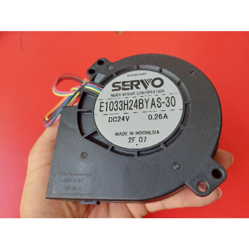 Quạt Sên Servo 24v-0.26A tháo máy Nhật.