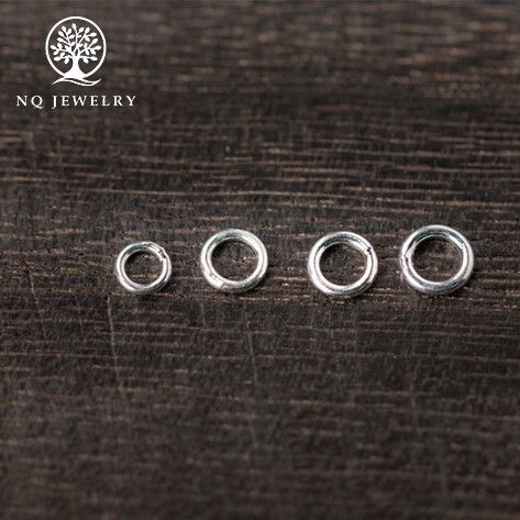 Charm bạc khoen tròn đóng - NQ Jewelry