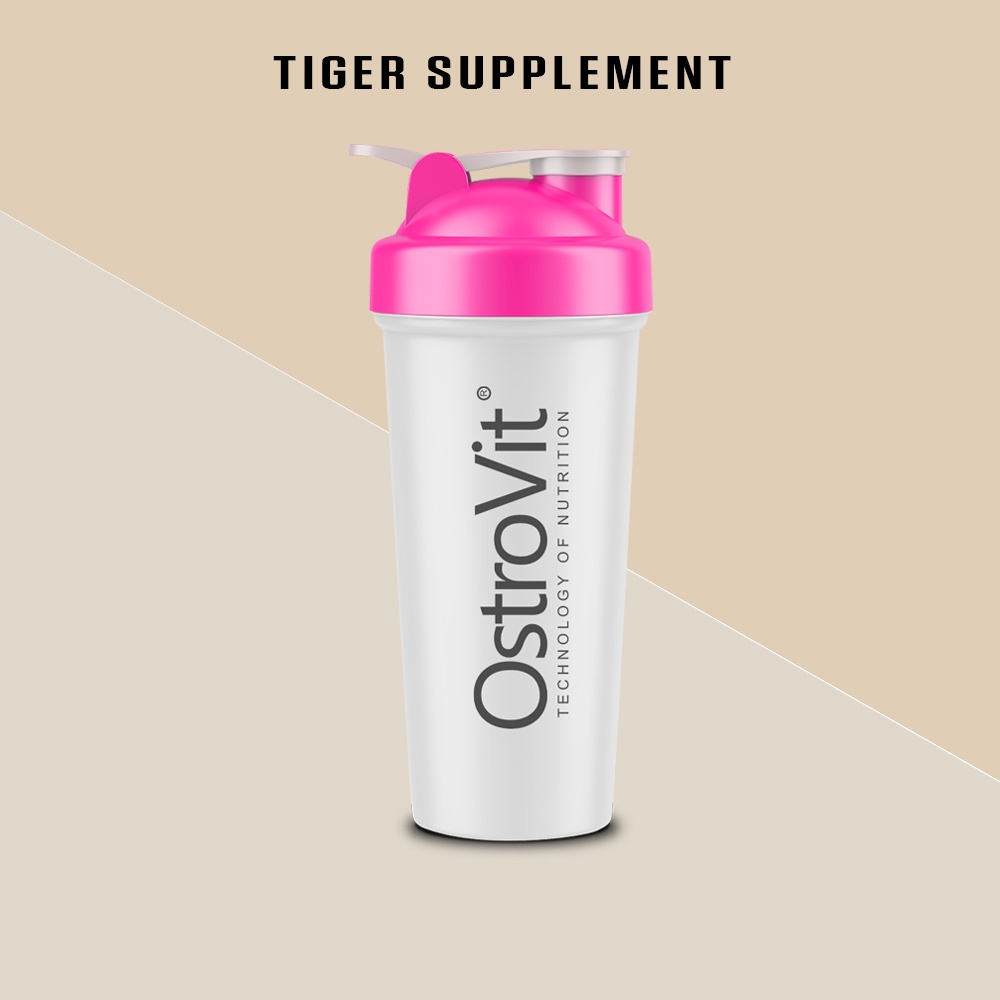 Bình lắc sữa Whey Ostrovit Trong Suốt 750ml - Bình nước tập gym chính hãng - Bình lắc whey, bcaa, pre workout giá tốt