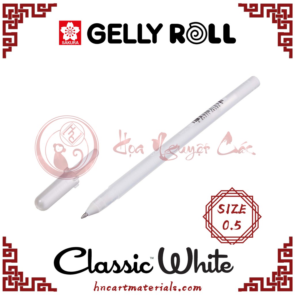 Bút Gelly Roll White/Metallic