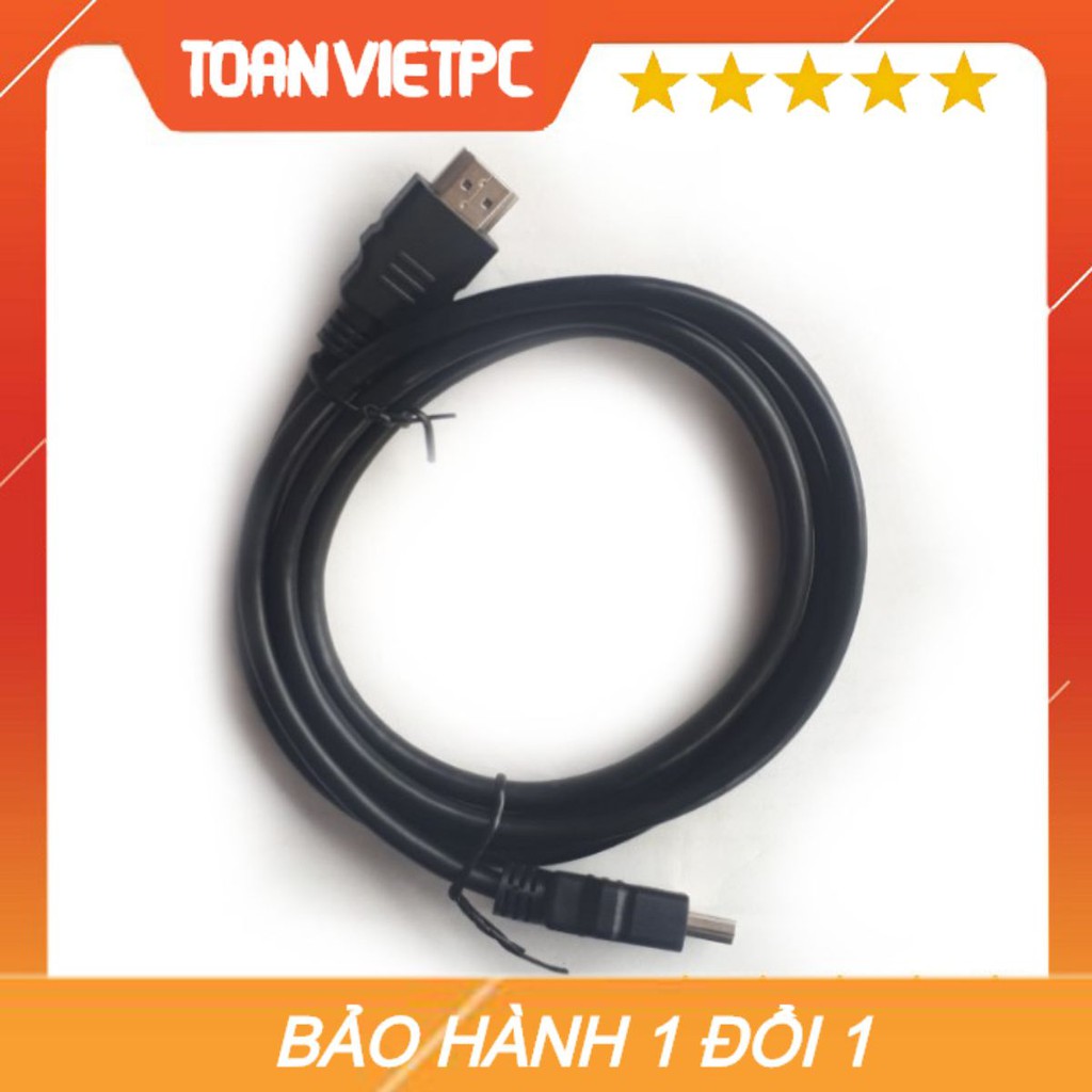 Dây cáp hdmi 1.5m tròn đen giá rẻ