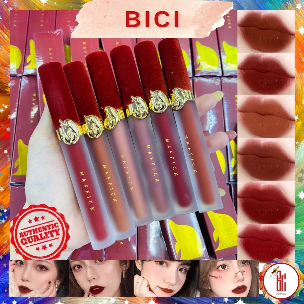 Son Kem Cá Heo MAFFICK Dolphin's Love Velvet Lip Glaze Nội Địa Trung Chính Hãng
