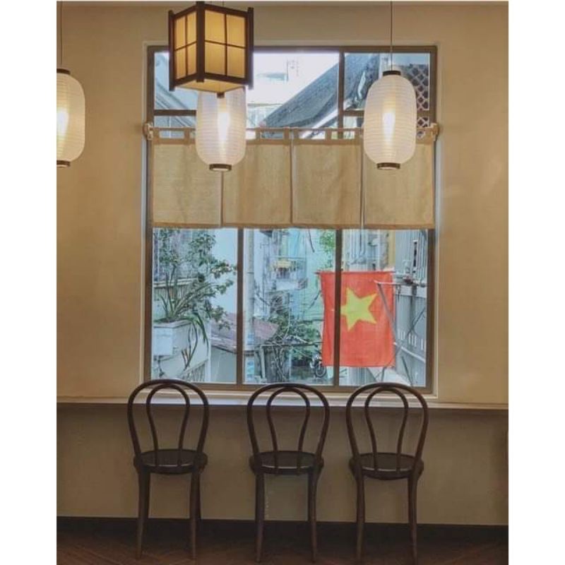 Màn Canvas Trơn Kiểu Dây Phong Cách Vintage