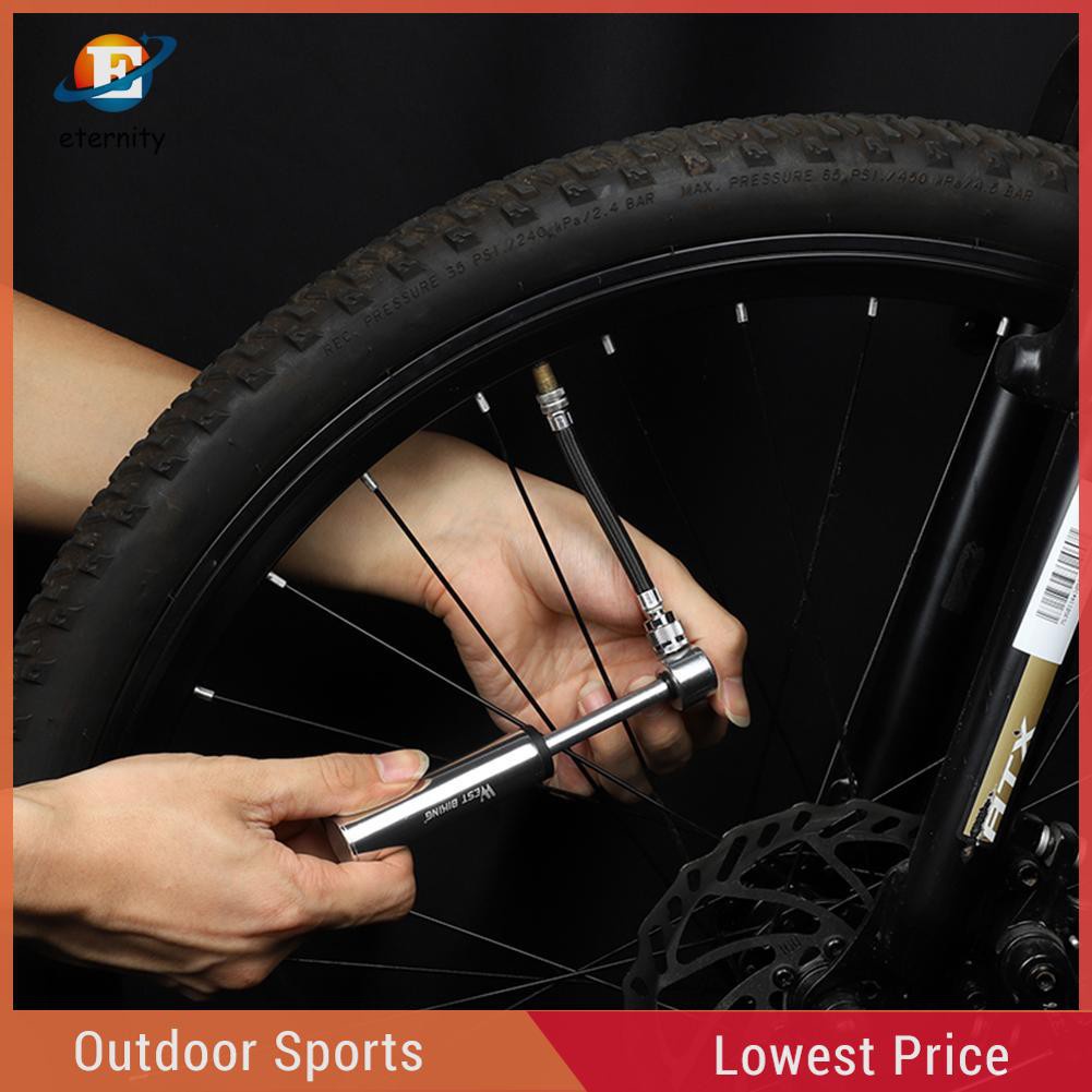 ❤Eternity❤Professional Mini Air Pump Aluminum Alloy Bicycle Tire Basketball Inflator ❤