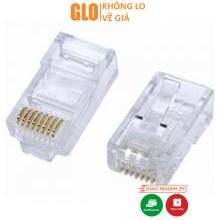 Combo 100 Đầu RJ45 Cat 5 Vỏ Nhựa