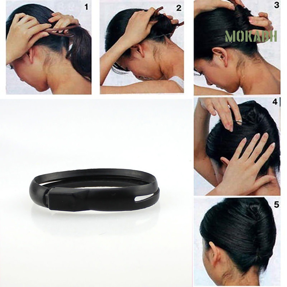 Dụng Cụ Tạo Kiểu Tóc Thời Trang Hình Bánh Donut Cho Nữ
