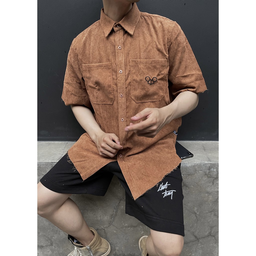 ÁO SƠ MI Nhung Tăm CHUOT TRANG CORDUROY | BigBuy360 - bigbuy360.vn