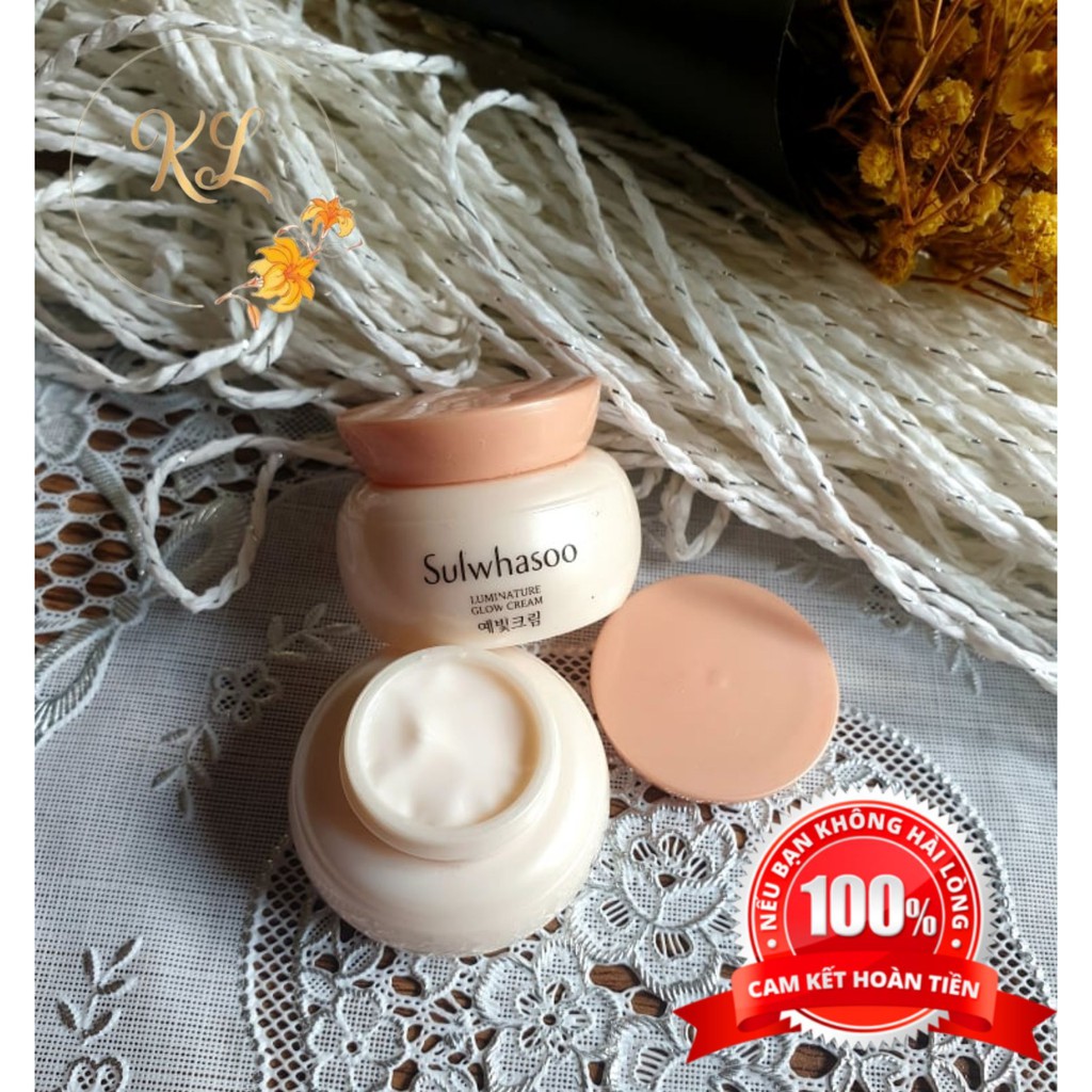 [THANH LÍ] Hũ Kem Dưỡng Trắng Sulwhasoo Glow Tạo Hiệu ứng Căng Bóng Da 5ml